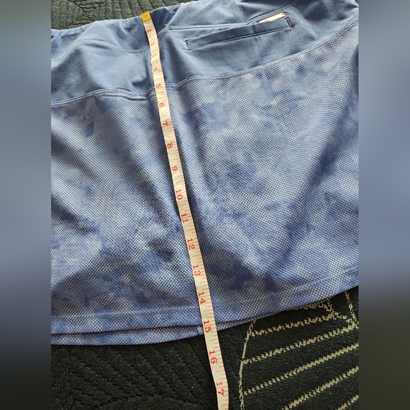adidas Light Blue Tie-Dye Tennis Skirt - Picture 5 of 8